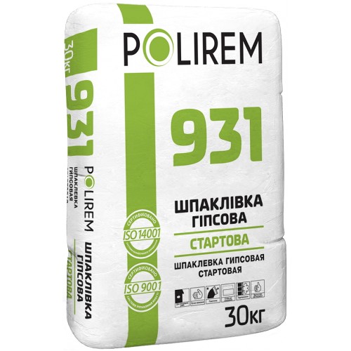 Шпаклівка POLIREM 931 стартова (9939413008208), 30 кг
